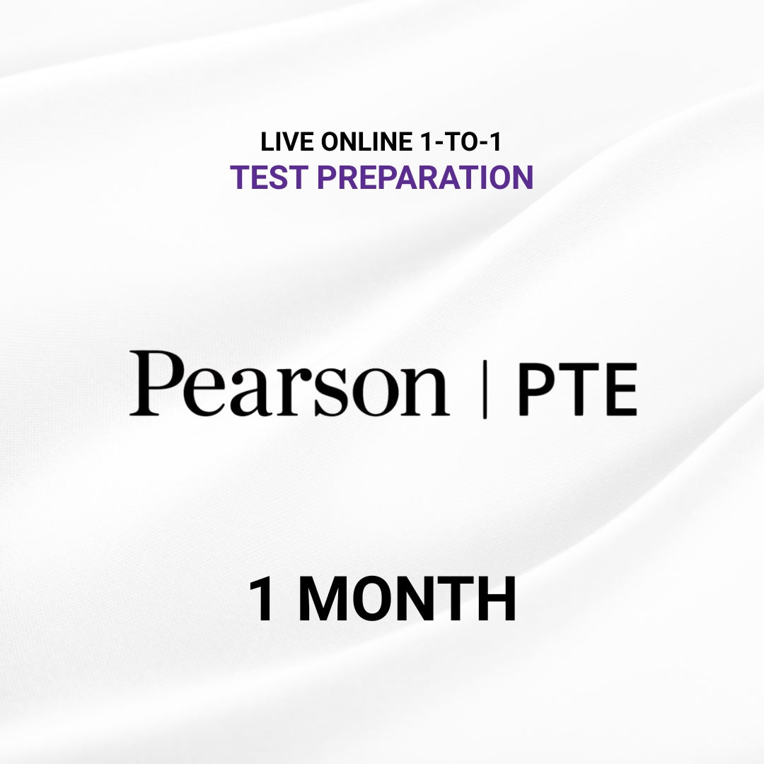 Live Online 1-to-1 PTE Preparation (1 Month)